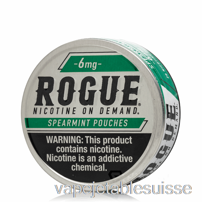 Vape Suisse Rogue Sachets De Nicotine - Menthe Verte 6mg